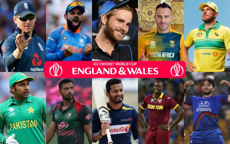 ICC World Cup 2019 Teams, Final Squad List & Match Fixtures Are Out!