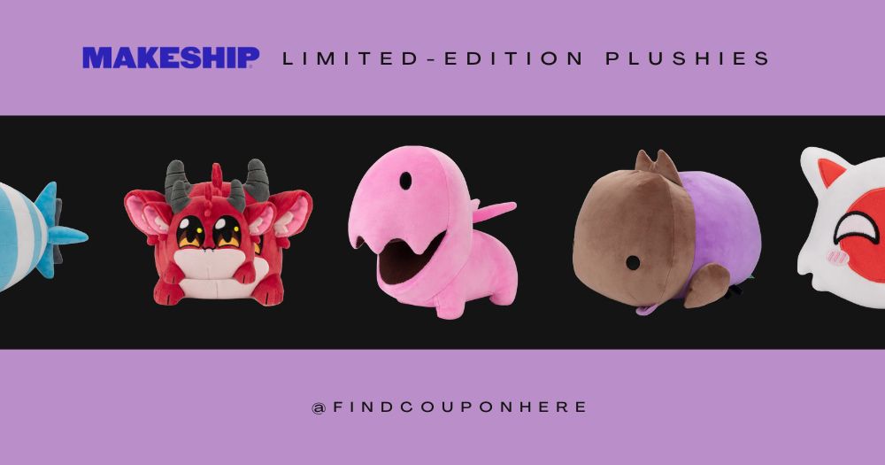 Save on LimitedEdition Plushies With Makeship Discount Code