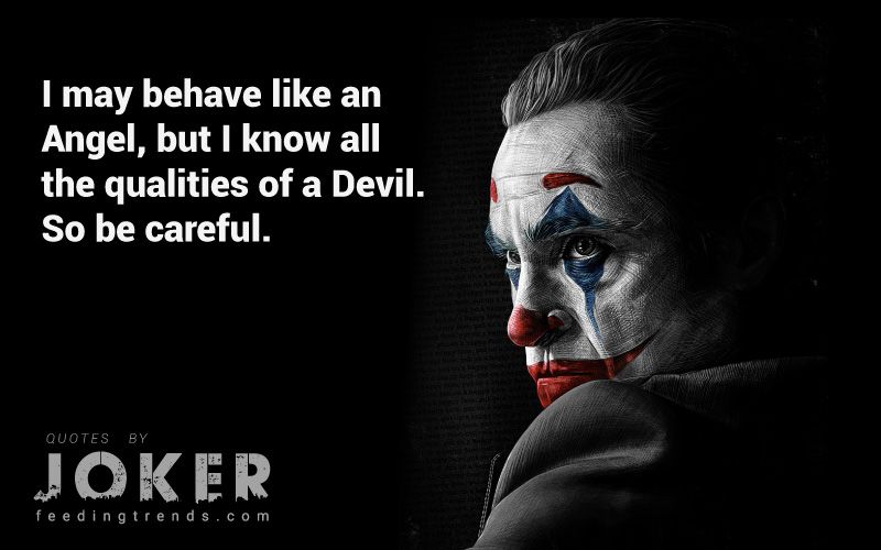 50 Joker Quotes Which Shows The Real Side Of This World
