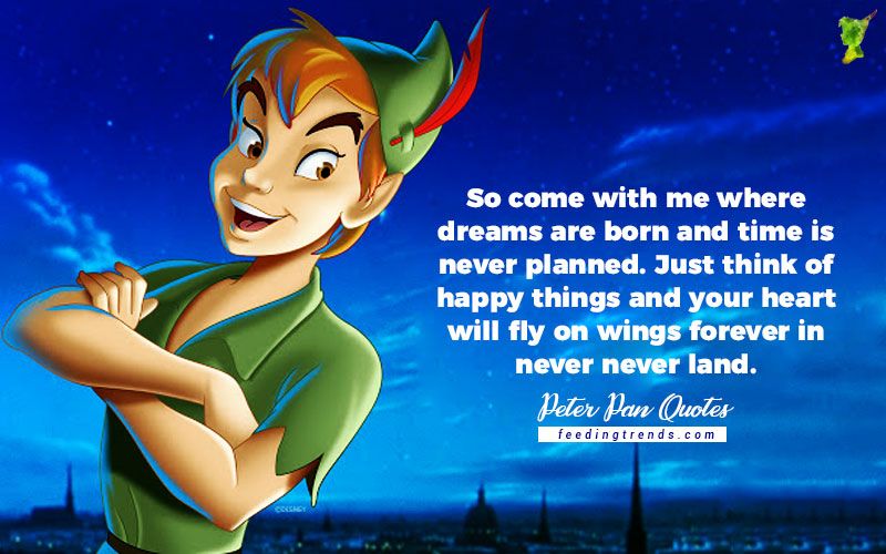 peter pan quotes so come with me