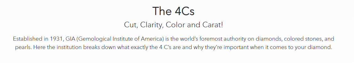 The 4Cs