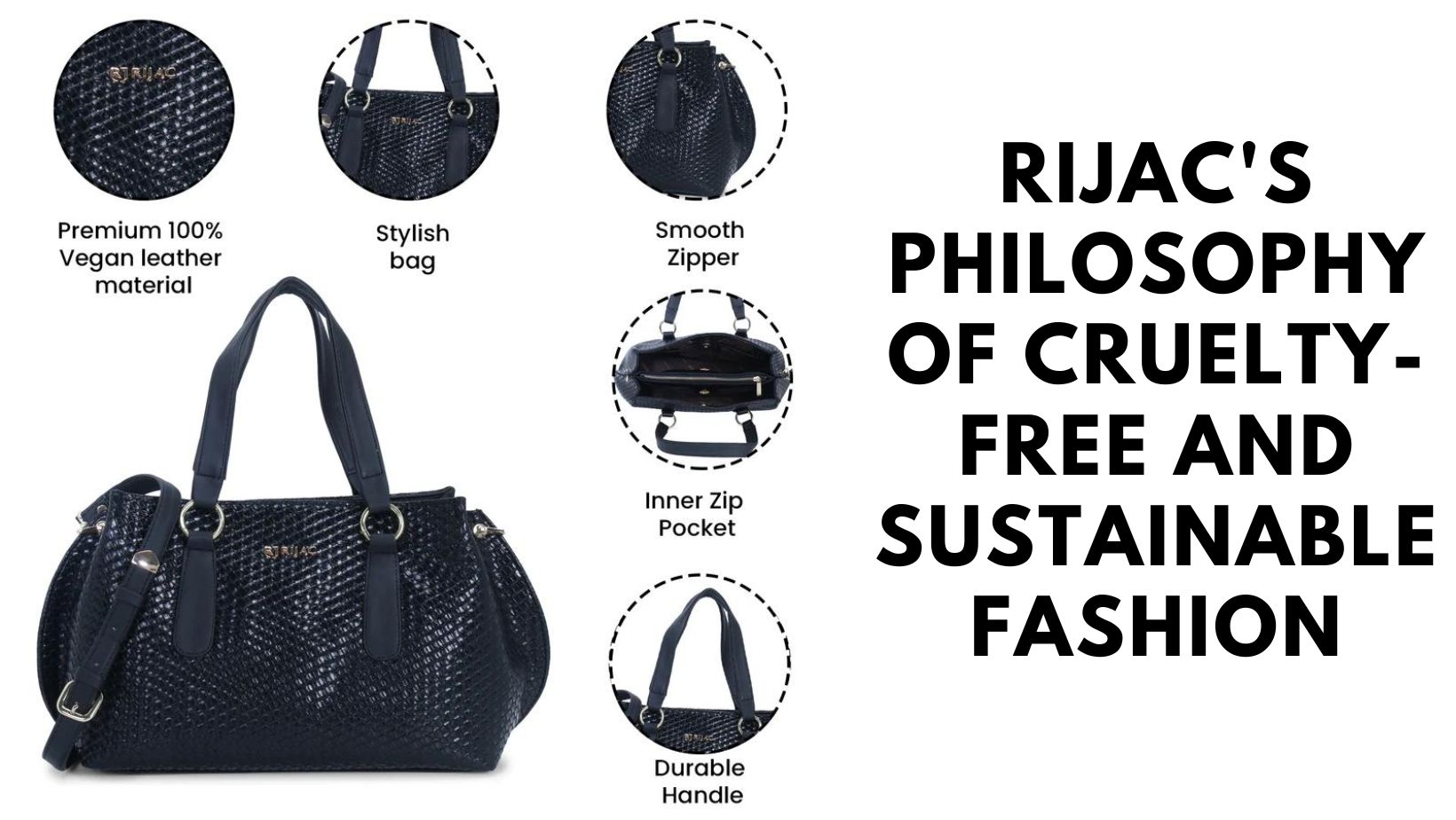 RIJAC's philosophy of cruelty-free and sustainable fashion