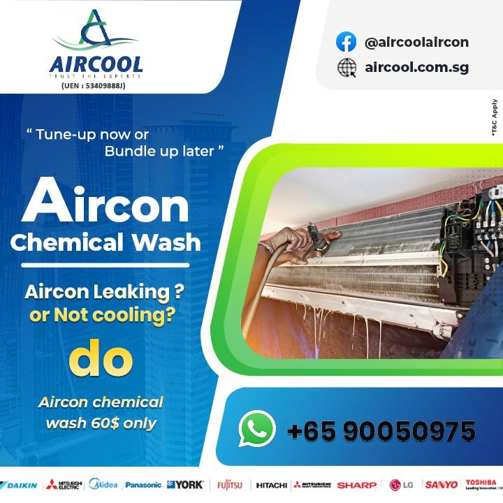 Aircon Chemical Wash vs Chemical Overhaul