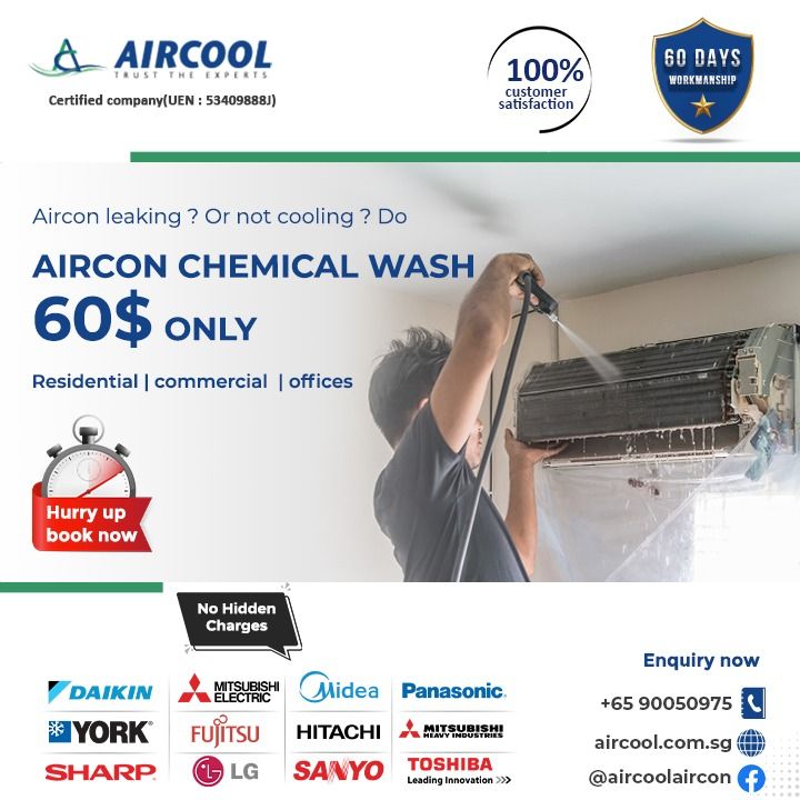 General Aircon Servicing vs Aircon Chemical Wash