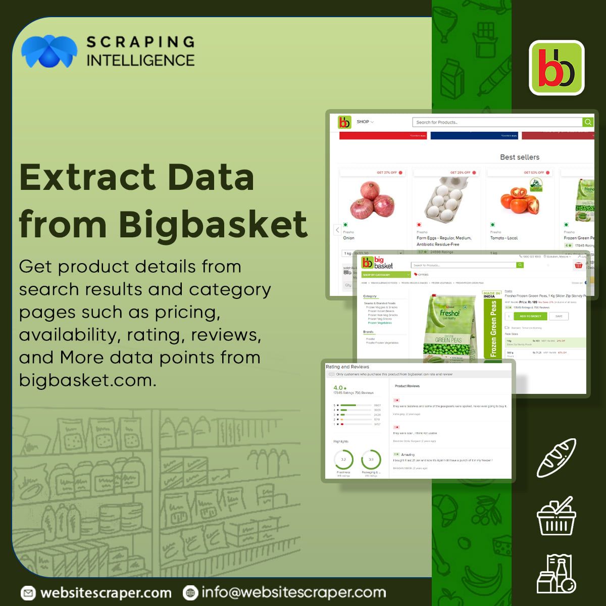 Extract Data From Bigbasket Using Python