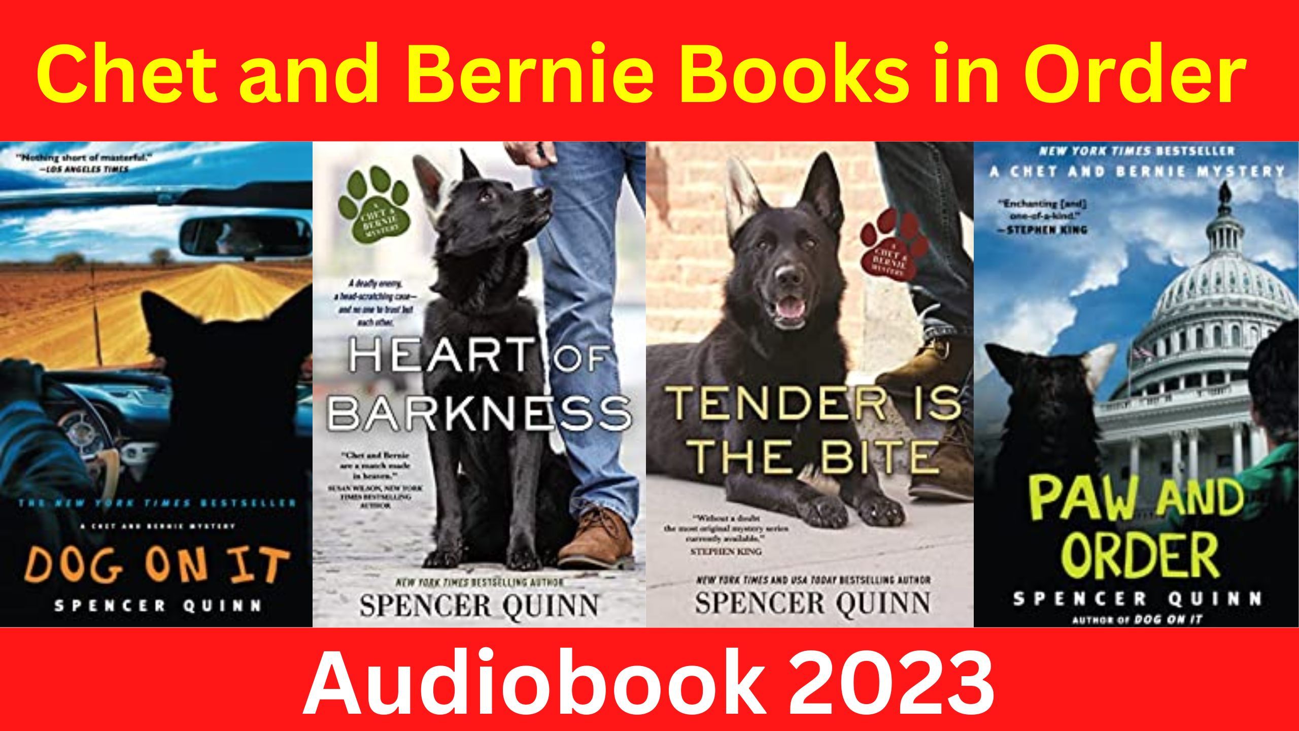All Chet And Bernie Books | Chet and Bernie Series in Order by Spencer ...