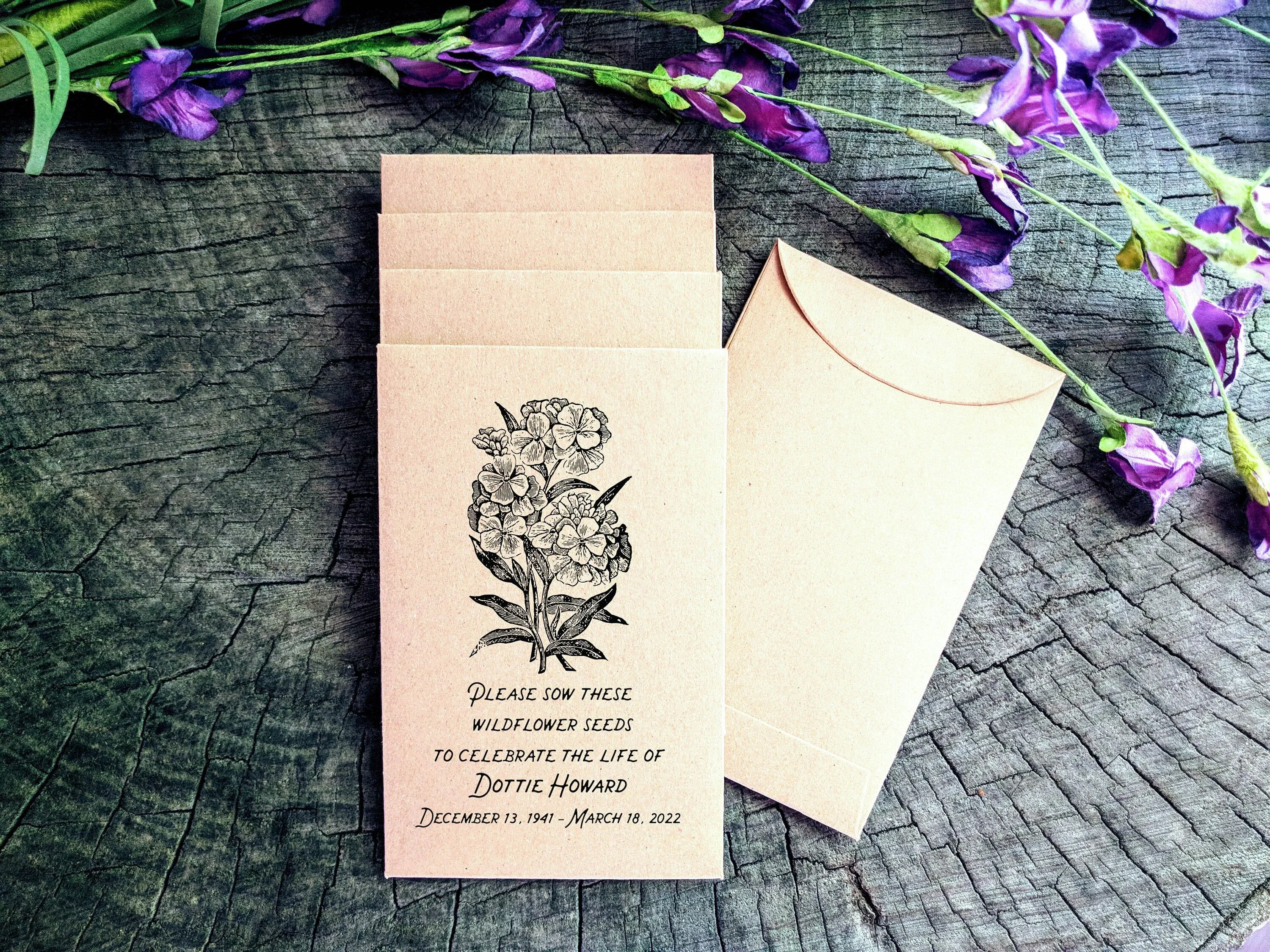 Custom Seed Envelopes