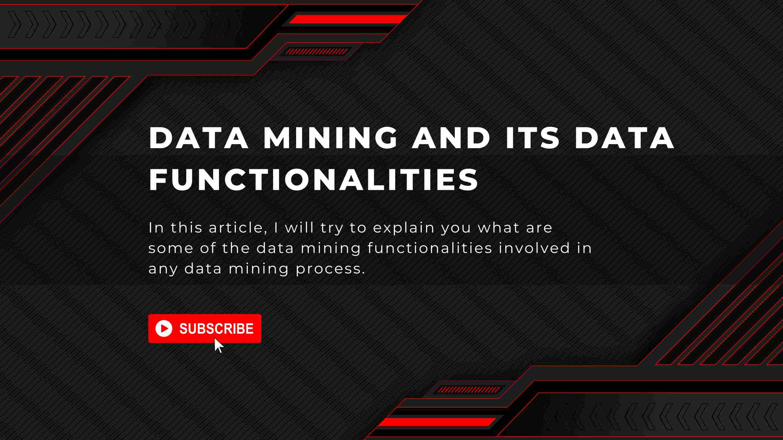 Essential functionalities of data mining for effective analysis