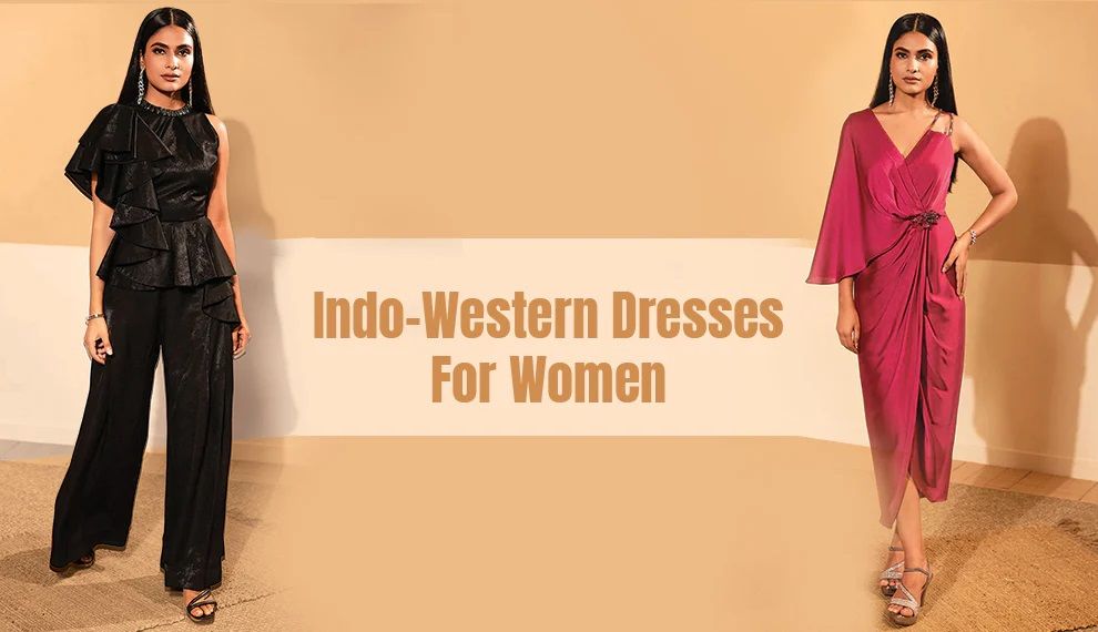 Upgrade your fashion game with Indo-Western dresses for women! These outfits blend Indian and Western styles for a trendy and versatile look. From saree gowns to Kurti dresses, there's something for every occasion. 