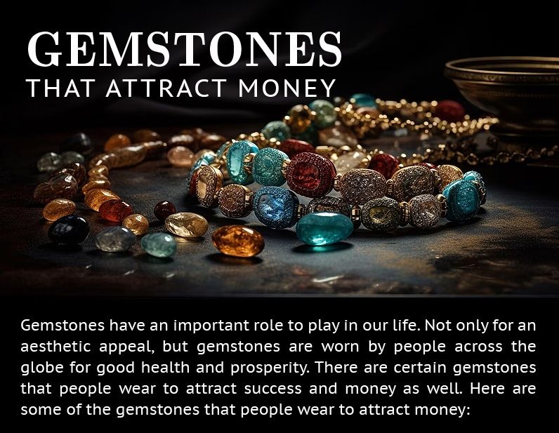 Infographics Gemstones That Attract Money
