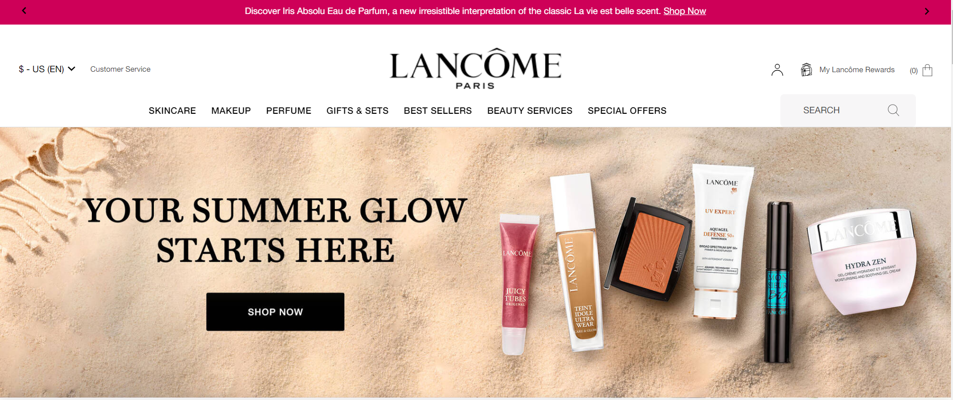 Lancome Website