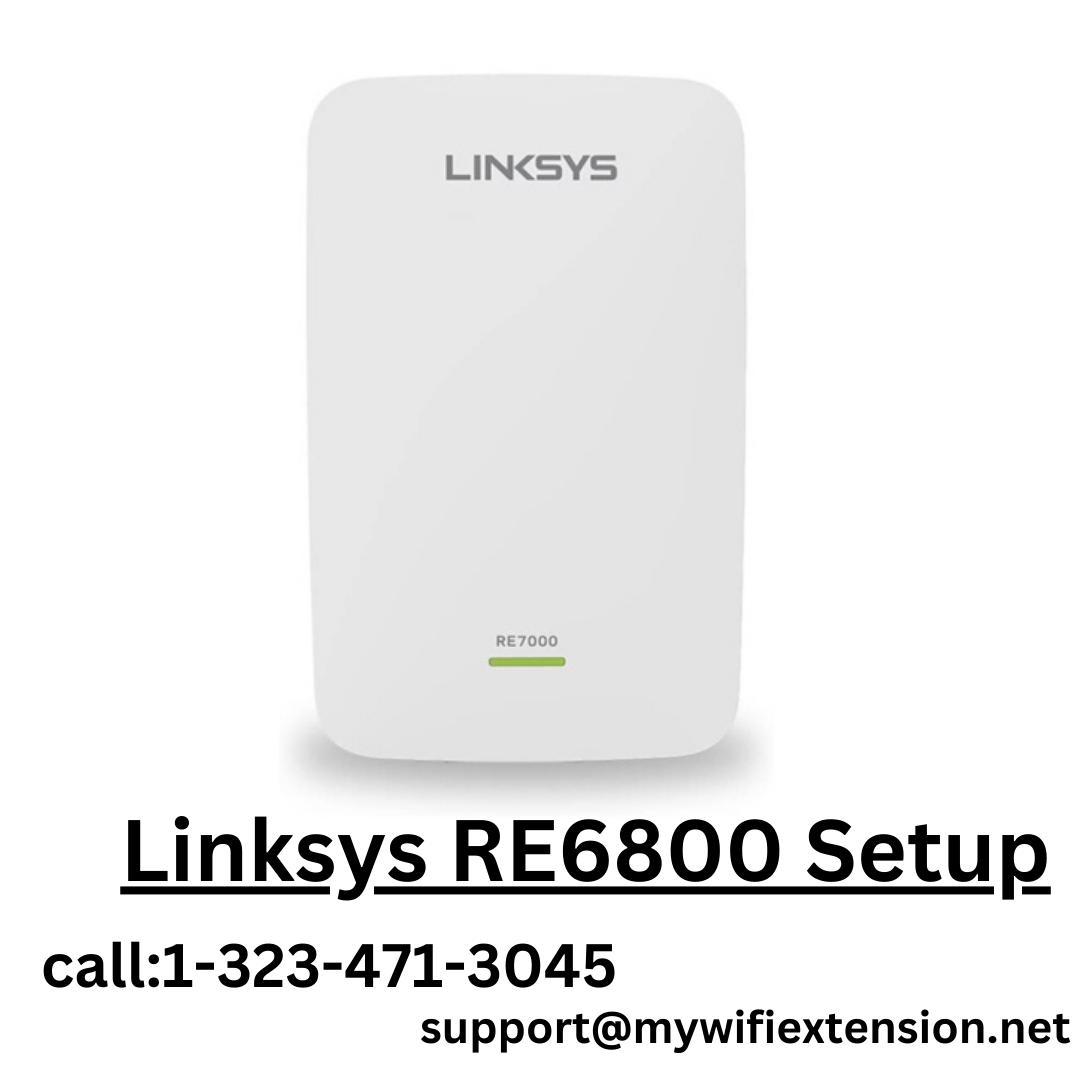 Linksys Re6800 Extender Setup