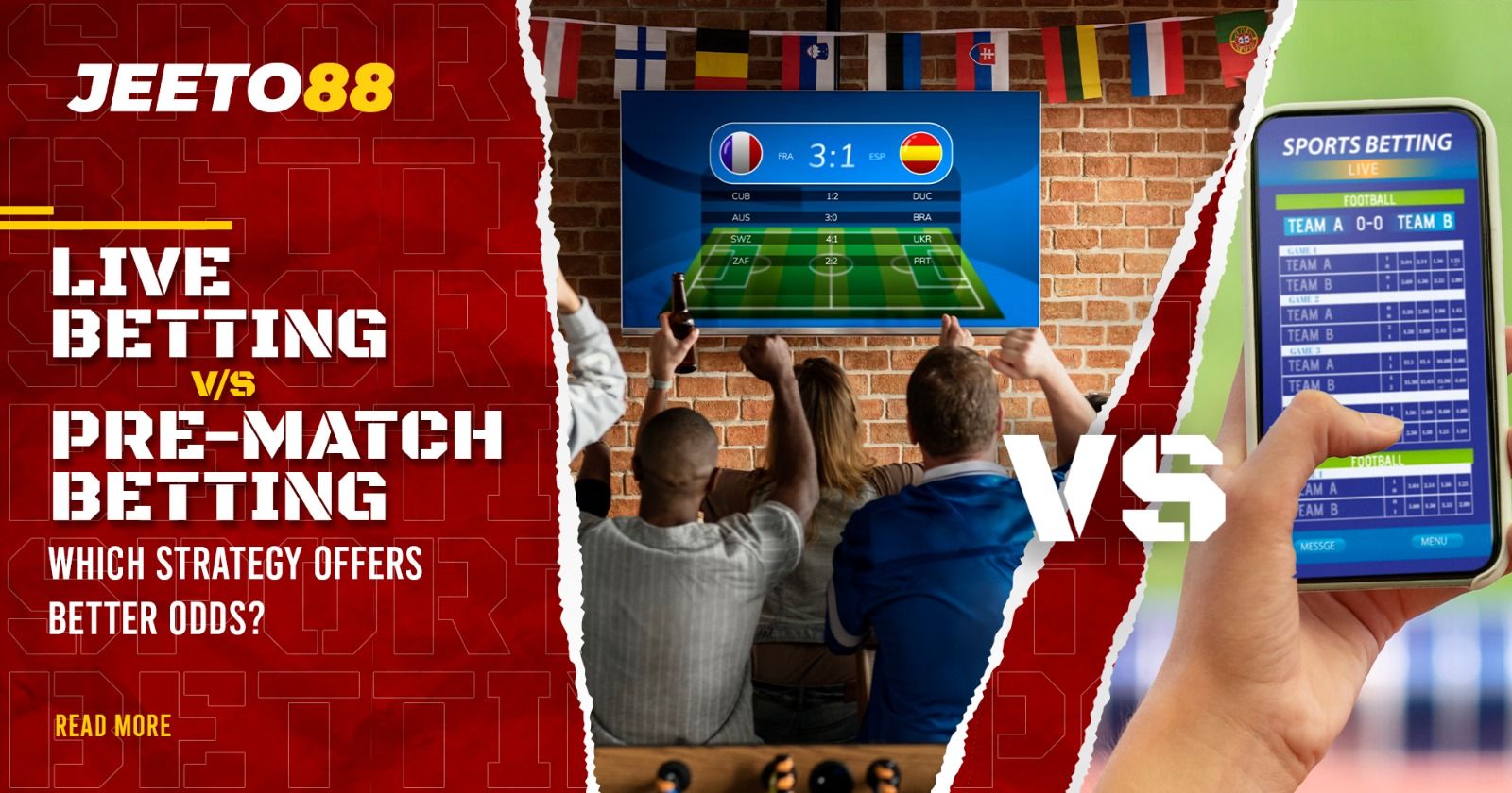 Live Betting vs. Pre-Match Betting