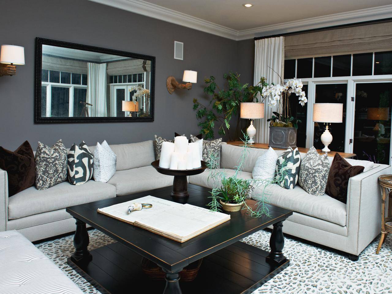 grey farmhouse living room ideas