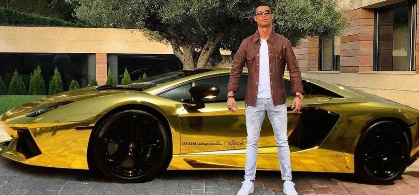 Ronaldo's Golden Car