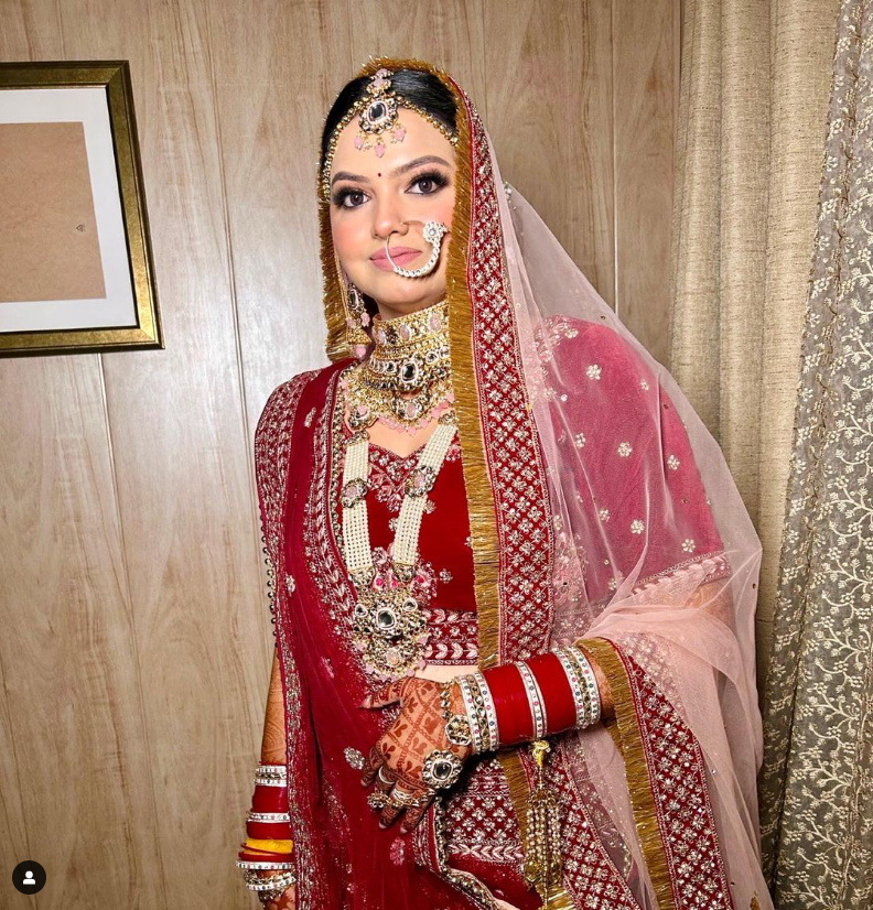 Bridal makeup by Garima Jaggi