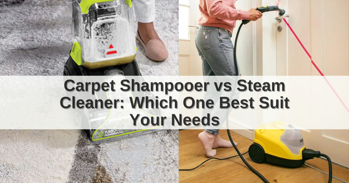 Carpet Shampooer vs Steam Cleaner Which One Best Suit Your Needs