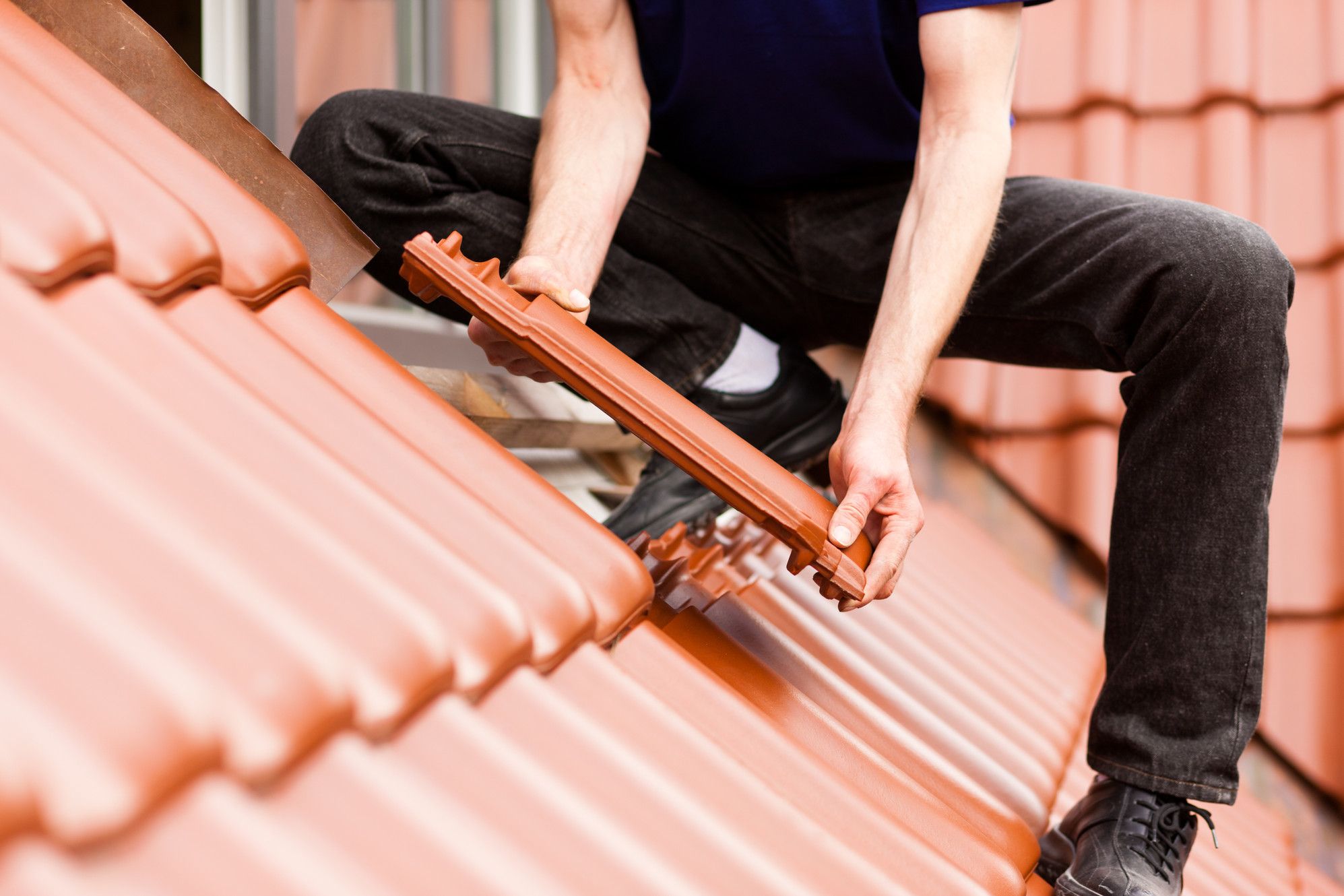 Tile roofing