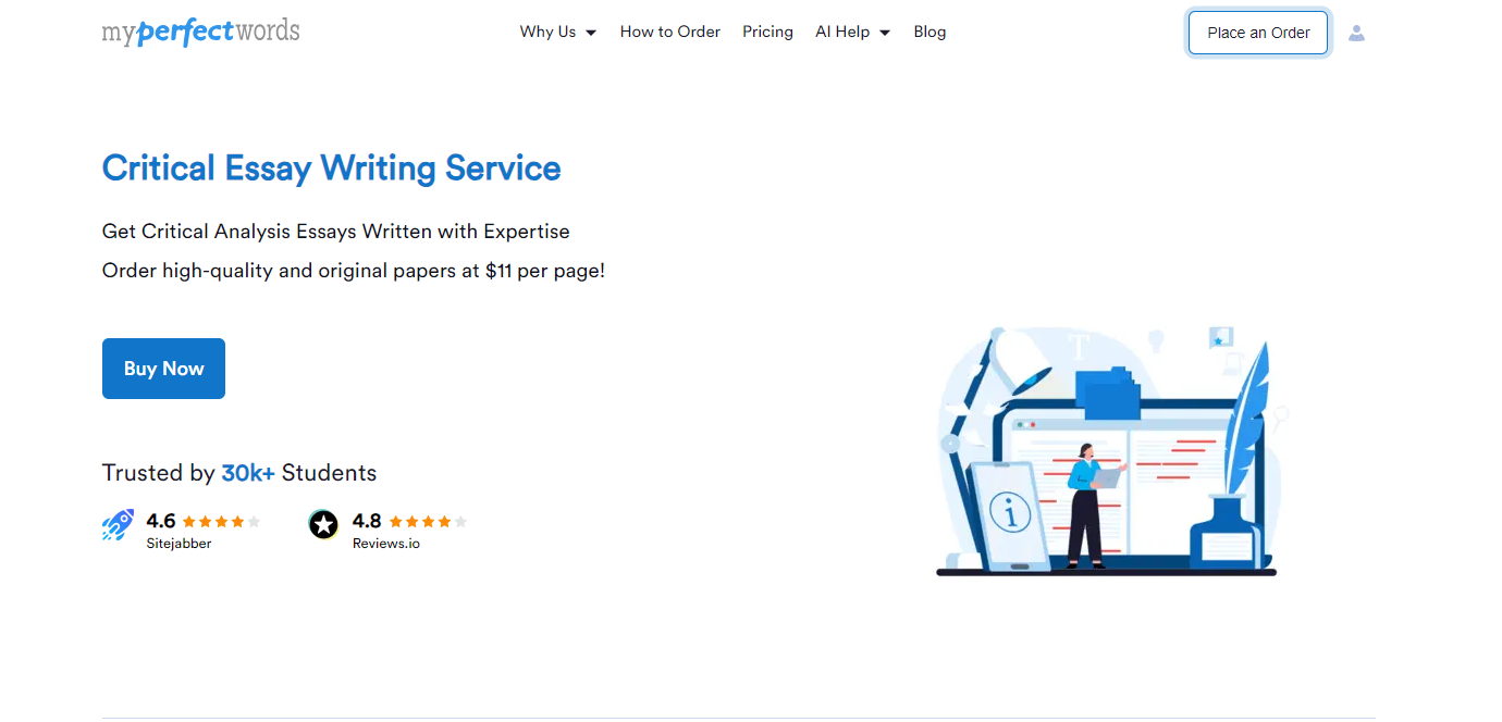 critical writing service