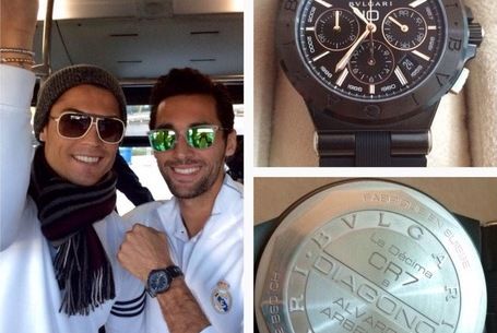 €8,200 Customized Wristwatch for his Madrid teammates.