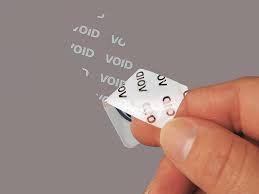 tamper proof stickers