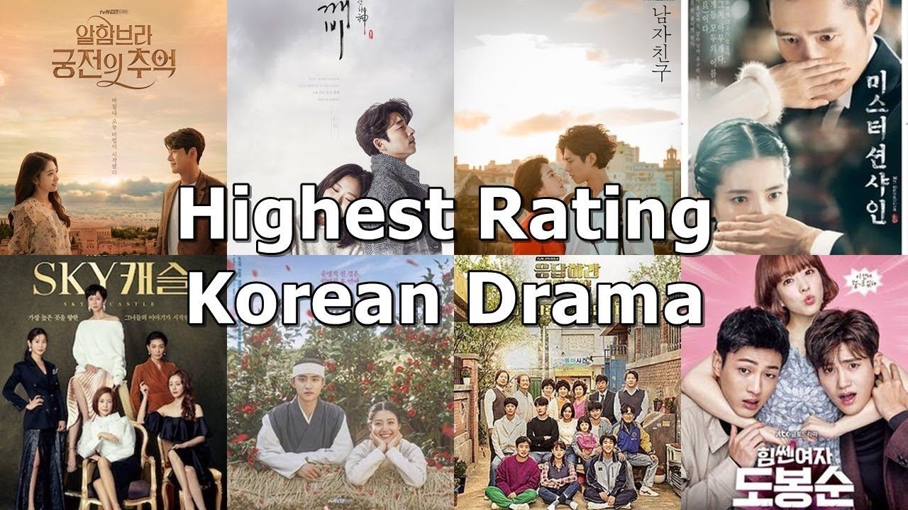 The Top Highest Rating Korean Dramas Of All Time