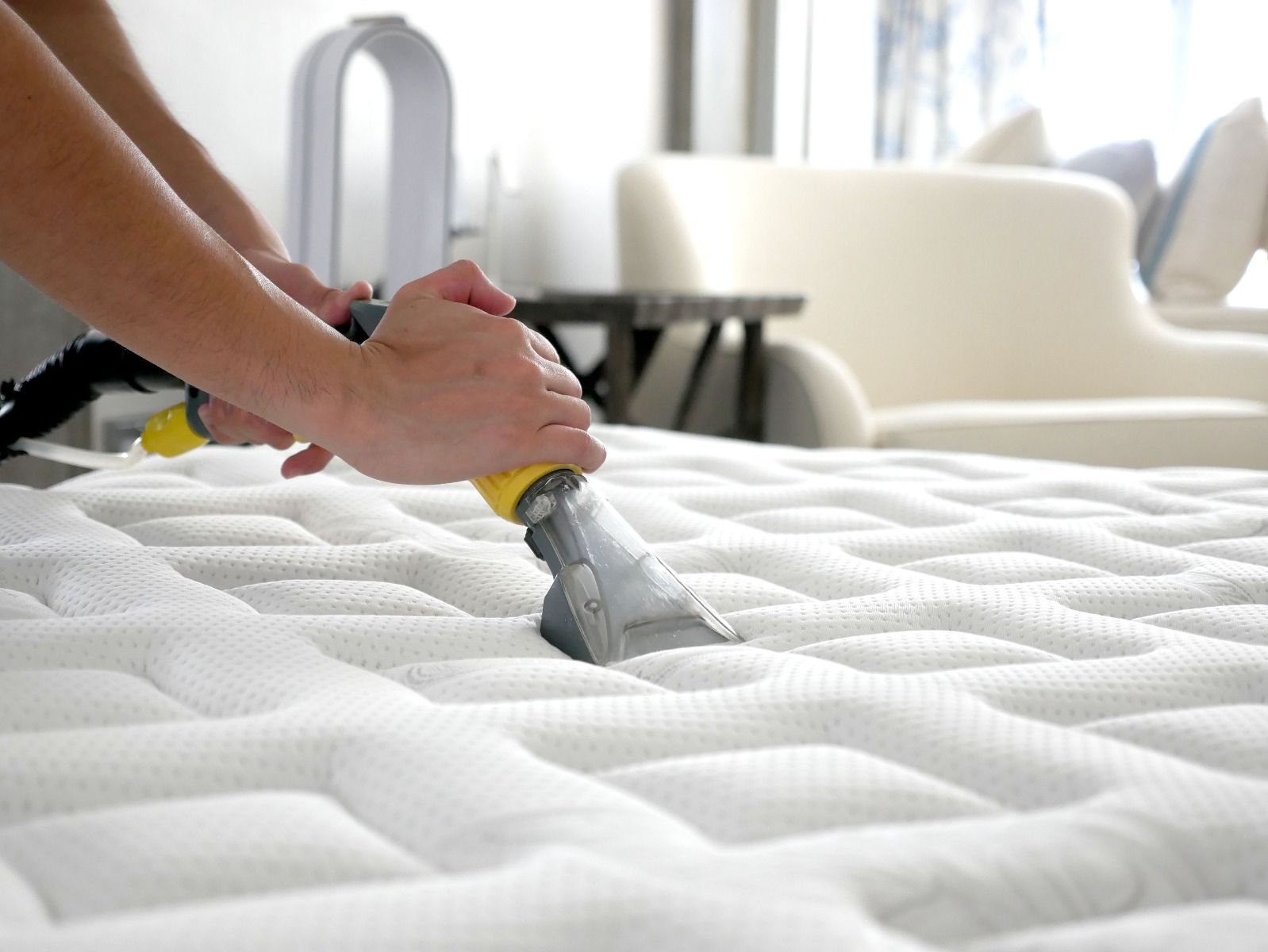 cleaning mattress wet bed