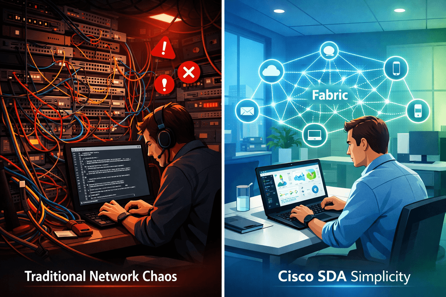 Still Managing VLANs Manually? Cisco SDA Ends That in One Deployment