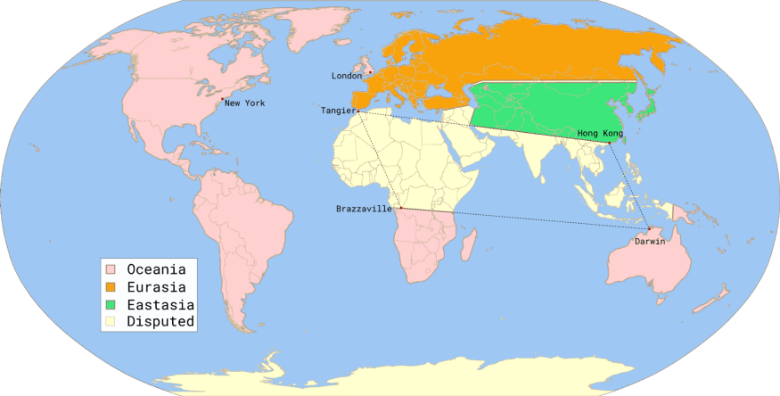 1984: Why Oceania is the undisputed weakest superstate