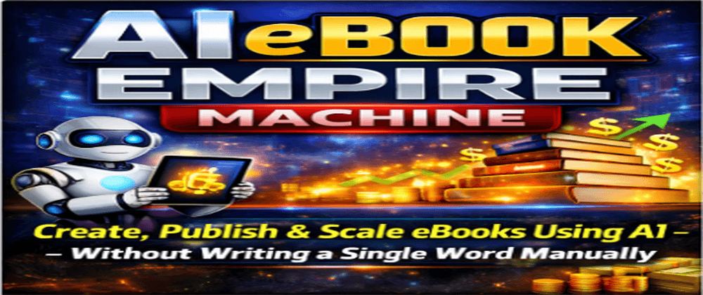 AI eBook Empire Machine Review-Launch 5 AI eBooks/Day & Earn $3K-$10K/Month