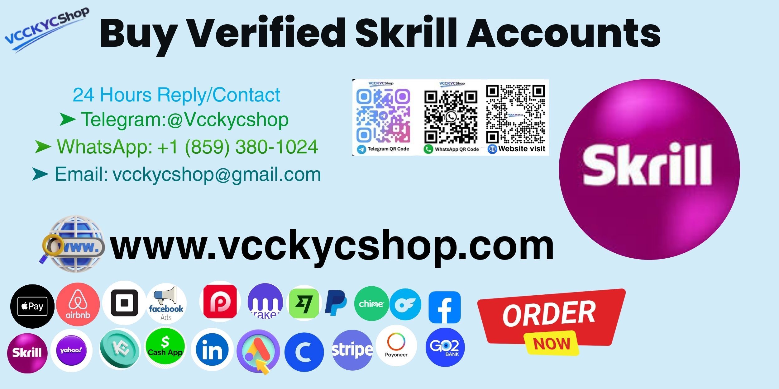 7 Best Sites to Buy Verified Skrill Accounts with Full Verification