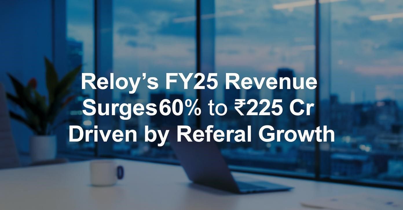 Reloy’s FY25 Revenue Surges 60% to ₹28.5 Cr Driven by Referral Growth