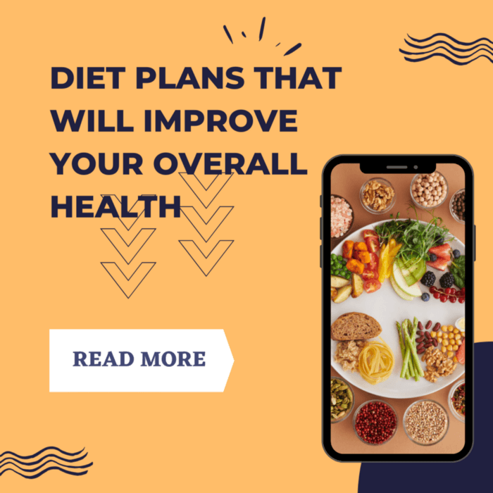 Diet Plans To Improve Your Overall Health