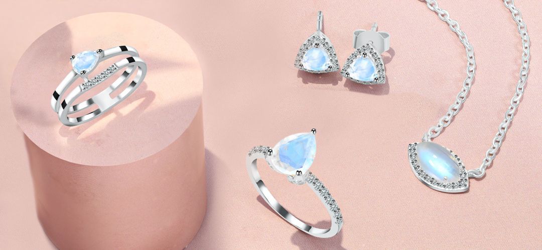 Best Stunning Moonstone Jewelry Online Visit at Sagacia Jewery