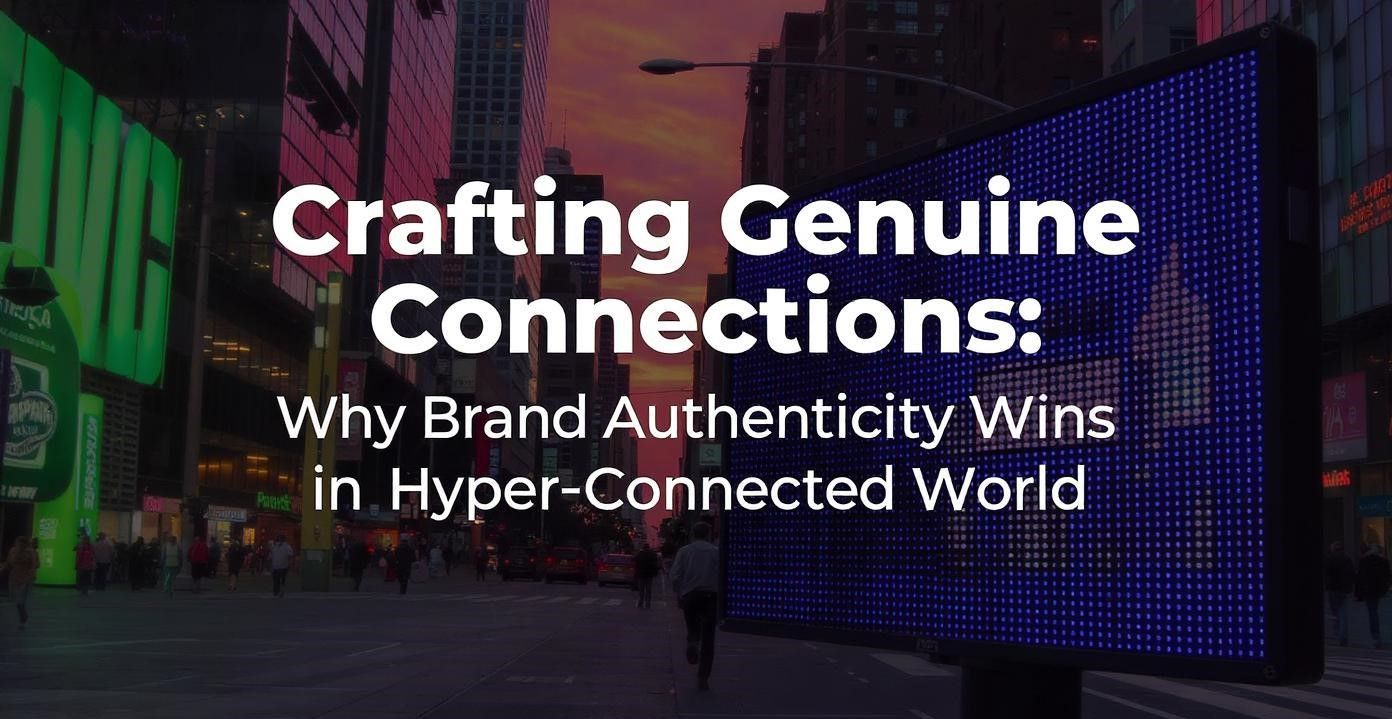 Crafting Genuine Connections: Why Brand Authenticity Wins in a Hyper-Connected World