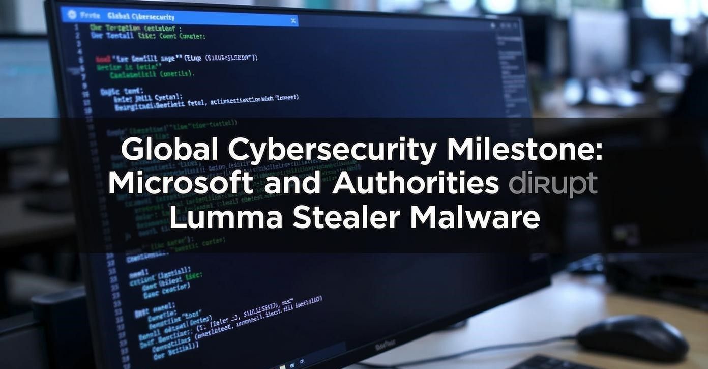 Global Cybersecurity Milestone: Microsoft and Authorities Disrupt Lumma Stealer Malware