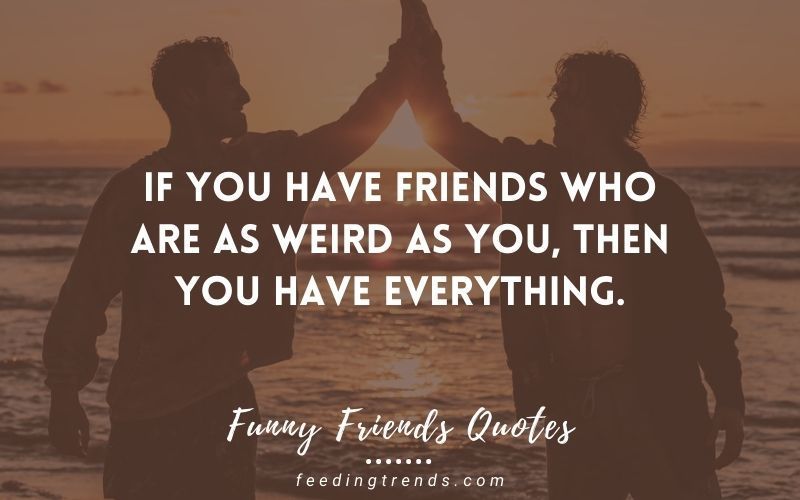 60 Funny Friends Quotes That Defines The Weird Yet Unbreakable Bond