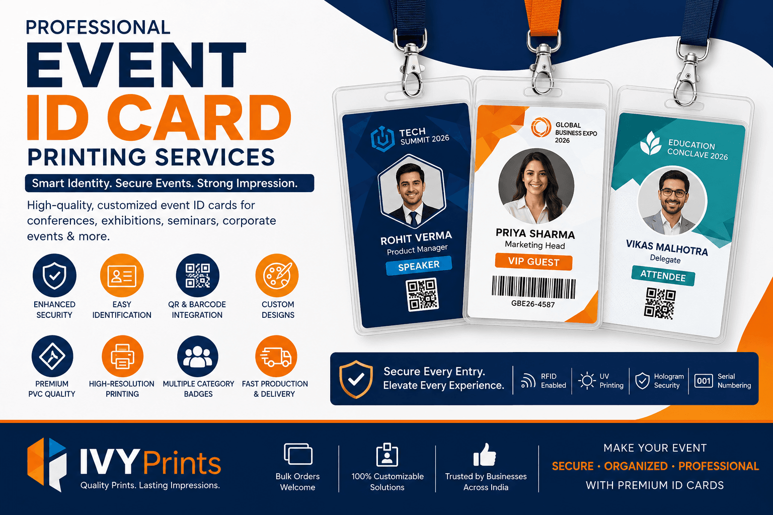 Best Event ID Card Printing Services for Businesses in India