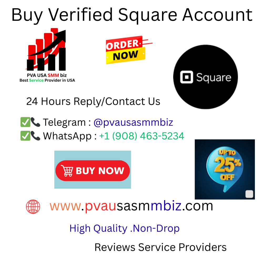 #$&Verified.. Square Account**