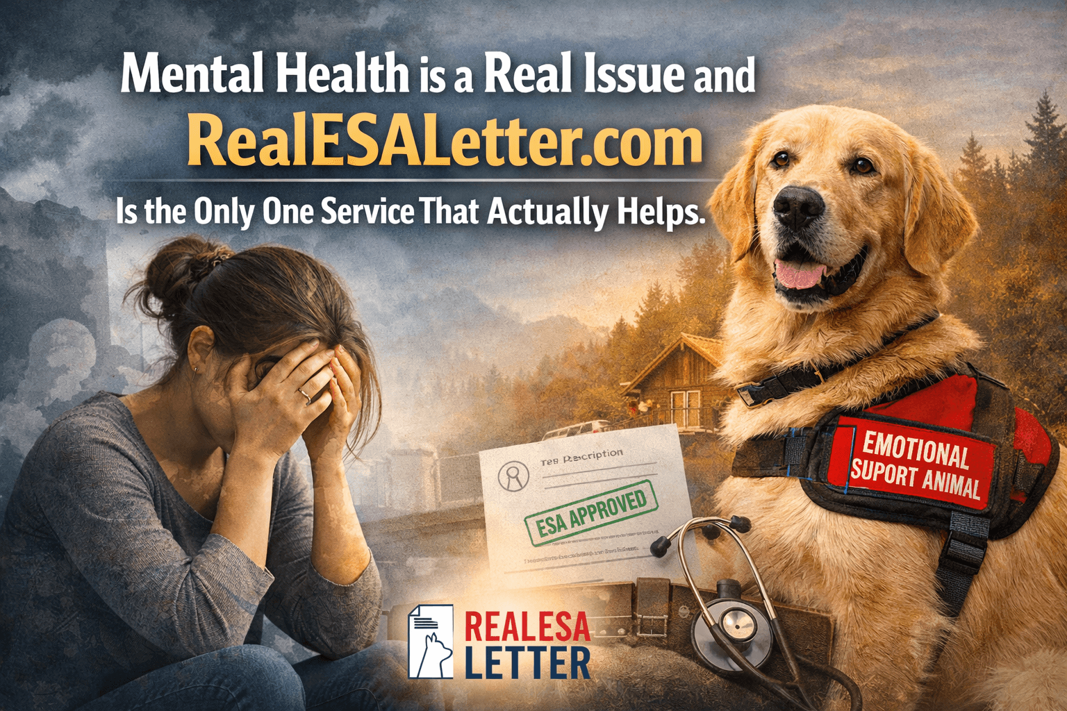 Mental Health is a Real Issue and RealESALetter.com Is the Only One Service That Actually Helps