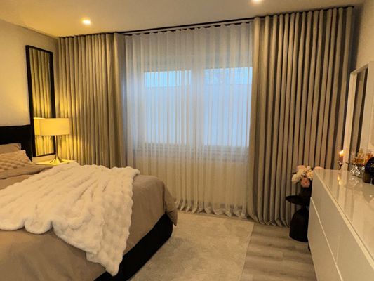 Light Sheer Layering With Blackout Curtains For Flexible Light Control