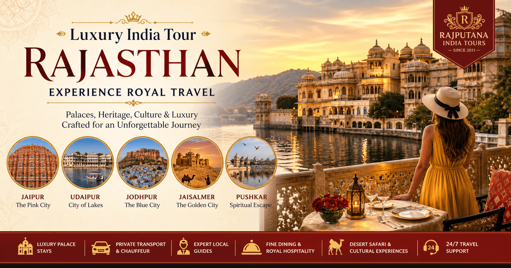 Plan Your Luxury India Tour Rajasthan with Rajputana India Tours