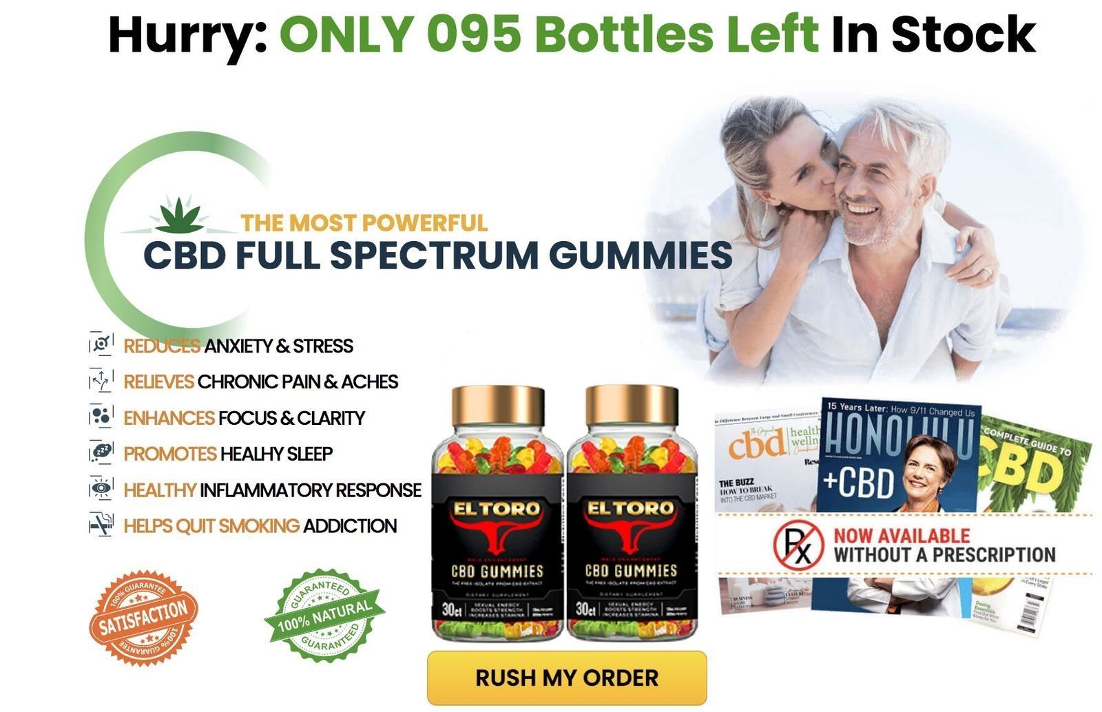 El Toro Cbd Gummies for Ed [Shocking Reviews] 