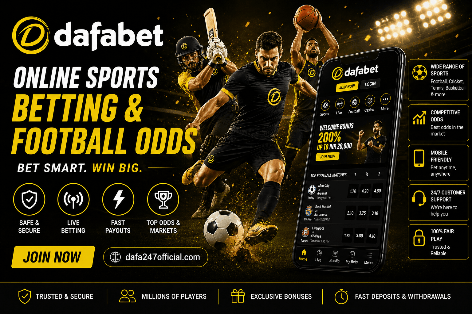 Dafa247 – Online Sports Betting & Football Odds