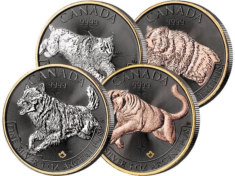 Continuations of "Wild Life" Silver Coins Series