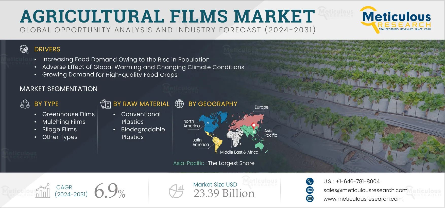 Mulching Films Segment Dominates Agricultural Films Market