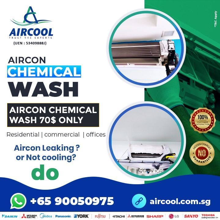 Aircon Chemical Wash vs Aircon Chemical Overhaul

