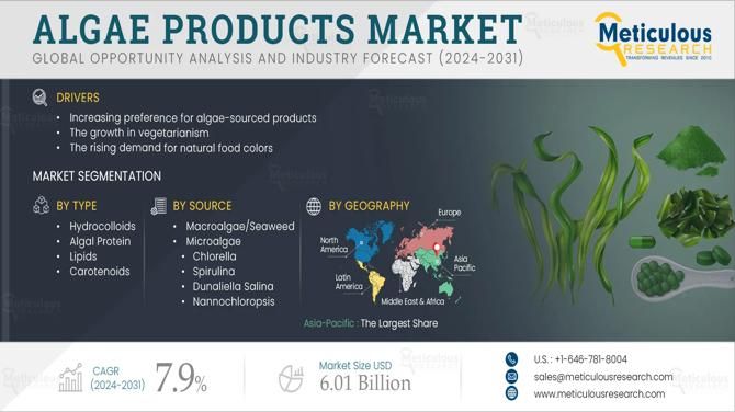 Technological Innovation and Health Trends Fuel the Algae Products Market