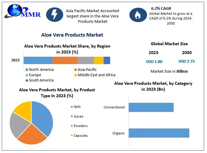Aloe Vera Products Market Size, Regional Trends, and Forecast Outlook (2024–2030)