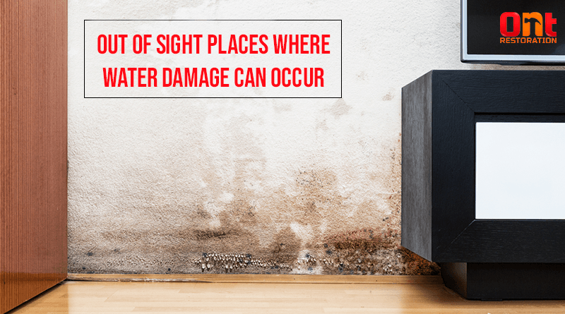 Out of Sight Places Where Water Damage Can Occur